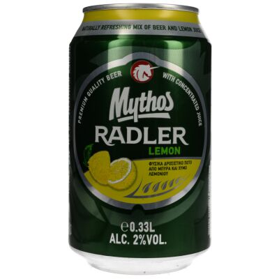 ΜΥΘΟΣ RADLER ΜΠΥΡΑ 330ML ΚΟΥΤΙ
