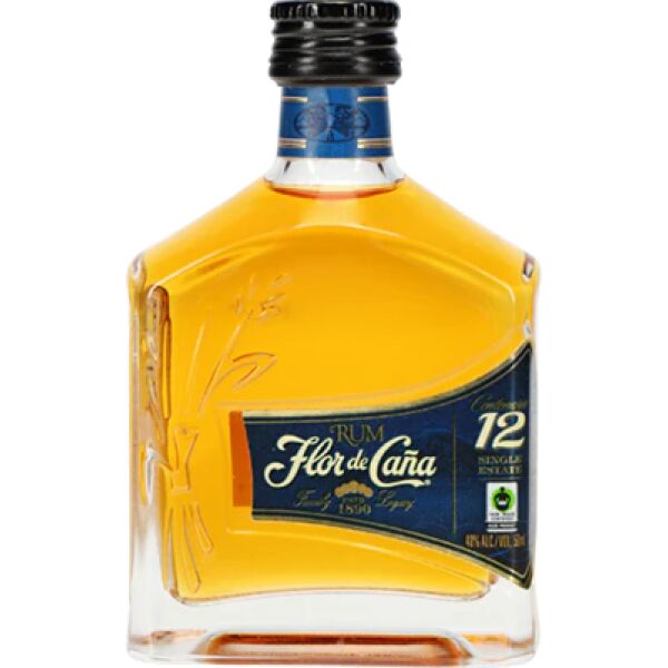 FLOR DE CANA ΡΟΥΜΙ 12 ΕΤΩΝ 50ML - Image 2
