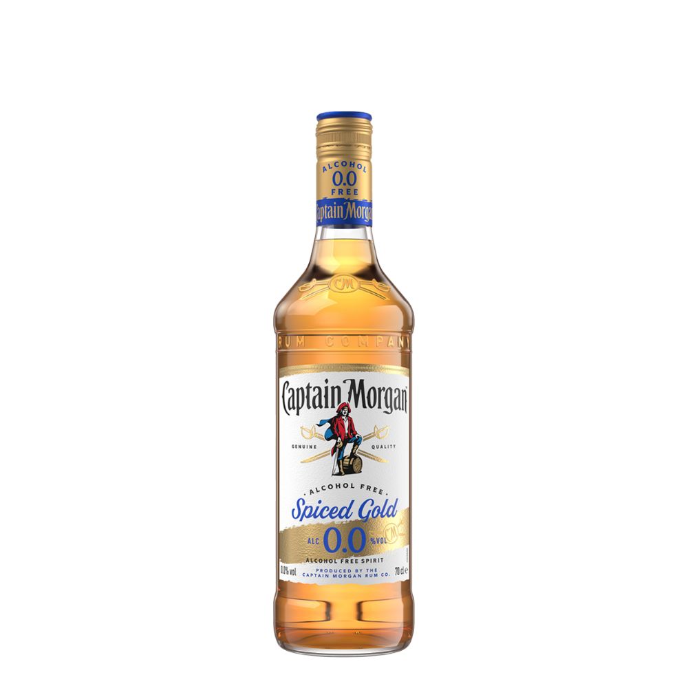 Captain-Morgan-Spiced-Gold-0.0-Alcohol-Free-Rum-700ml CAPTAIN MORGAN SPICED GOLD 0% ΡΟΥΜΙ ΧΩΡΙΣ ΑΛΚΟΟΛ 700ML - Image 1