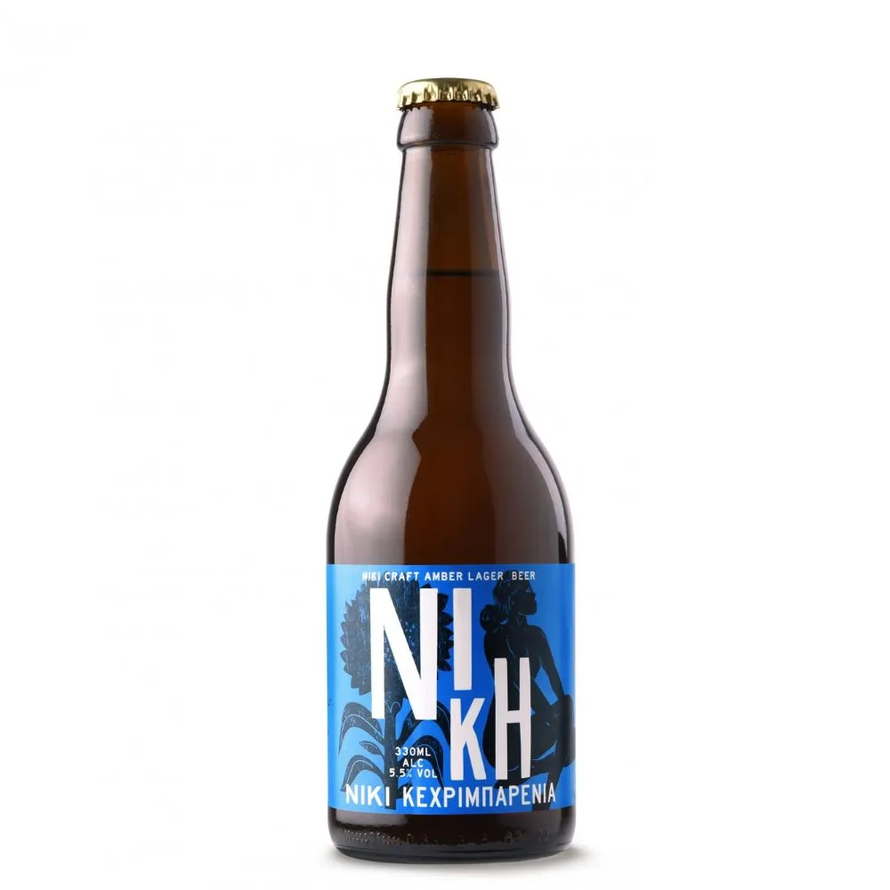 niki-amber-lager ΜΠΥΡΑ ΝΙΚΗ AMBER LAGER 330ML - Image 1