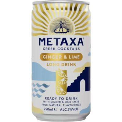 METAXA GINGER LIME SPRITZ RTD 250ML