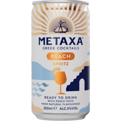 METAXA PEACH SPRITZ RTD 250ML