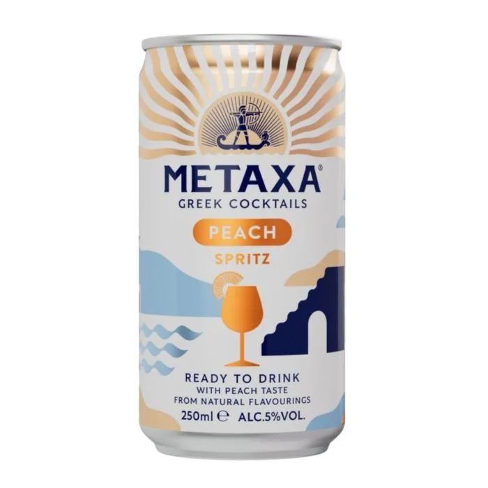 metaxapeach METAXA PEACH SPRITZ RTD 250ML - Image 1