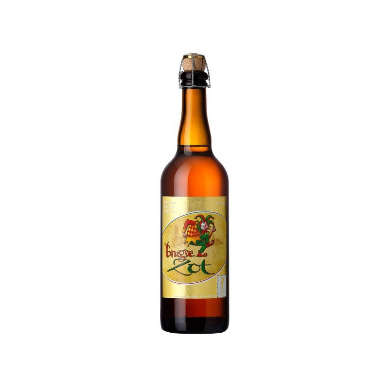 brugse-zot-triple-075lt ΜΠΥΡΑ BRUGSE ZOT BLONDE 750ML - Image 1